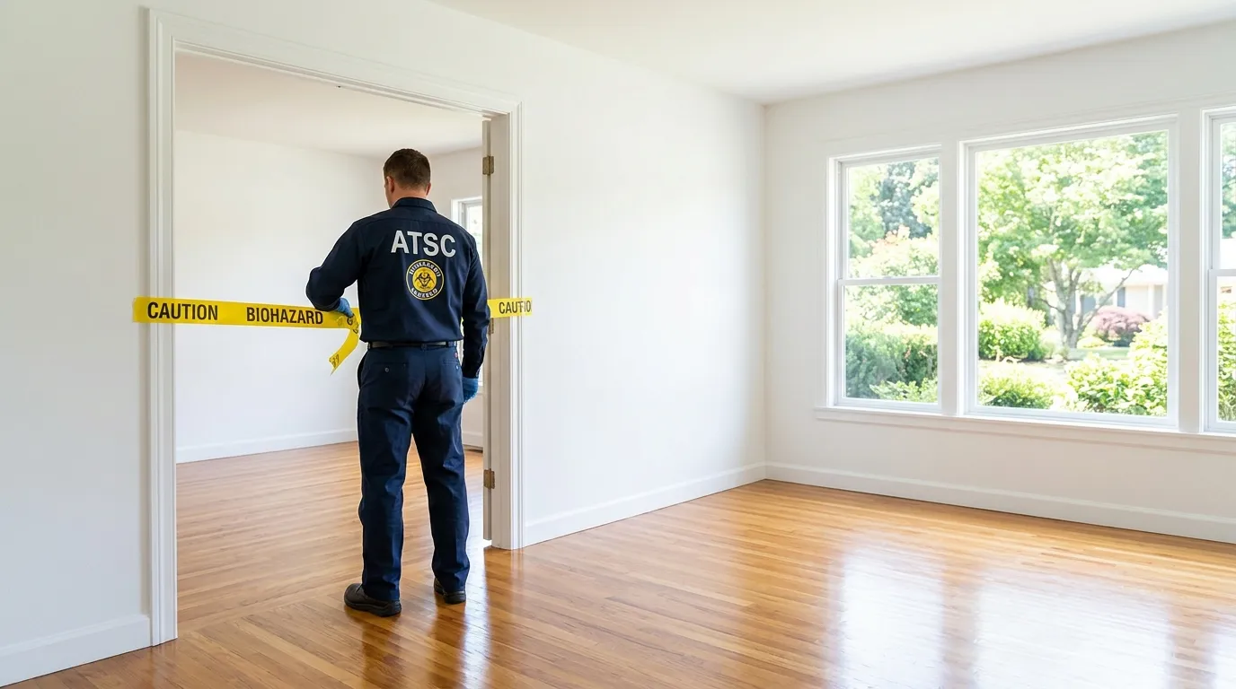 Certified biohazard cleanup crew performing Crime Scene Cleanup in High Point